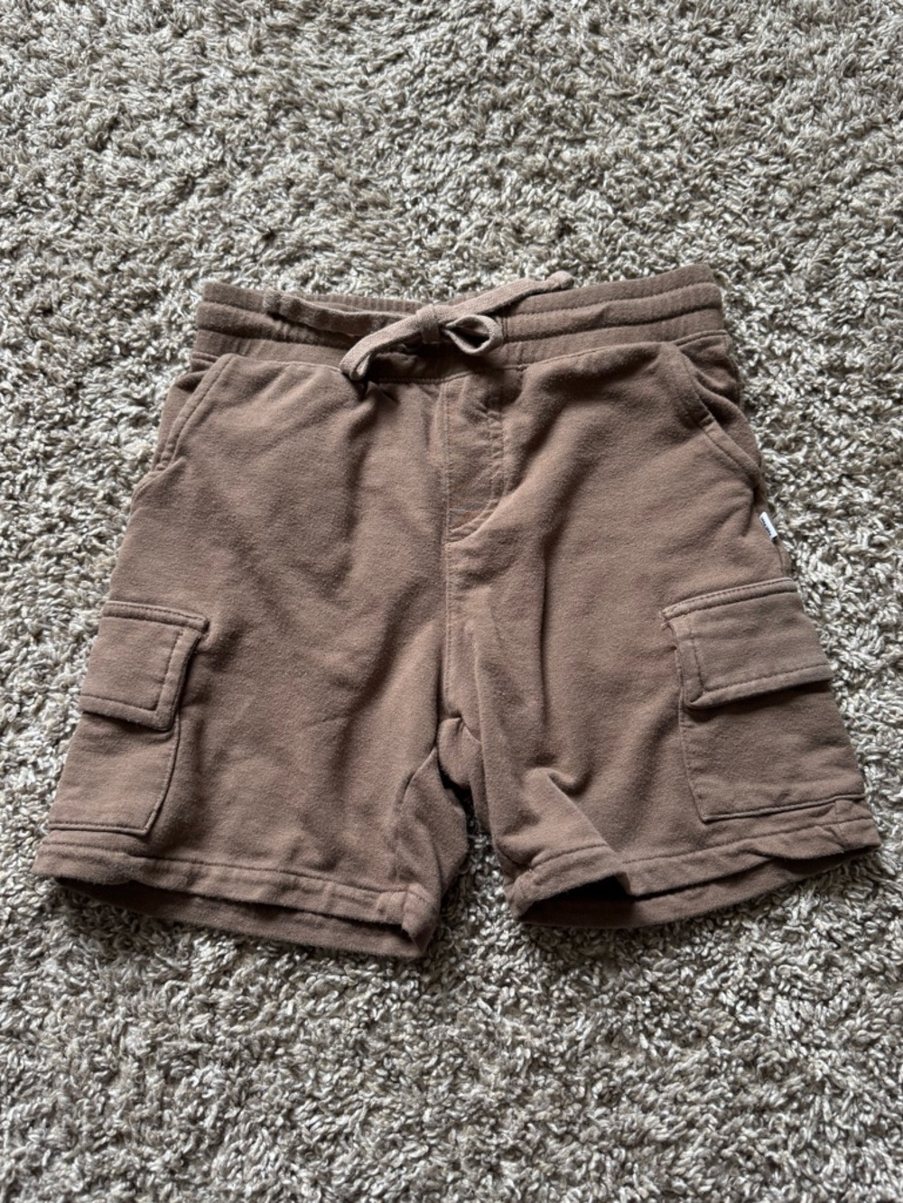 Little Sleepies Play Cargo Shorts, Vintage Brown, 4T